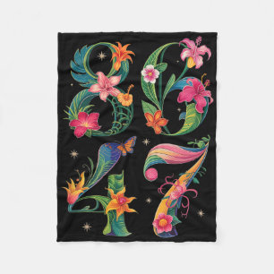 Couverture Polaire 8647 Subtle Anti Trump 86 47 Floral Boho Style 5