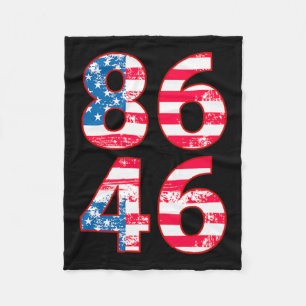 Couverture Polaire 86 46 Anti Biden Pro Trump Patriotic