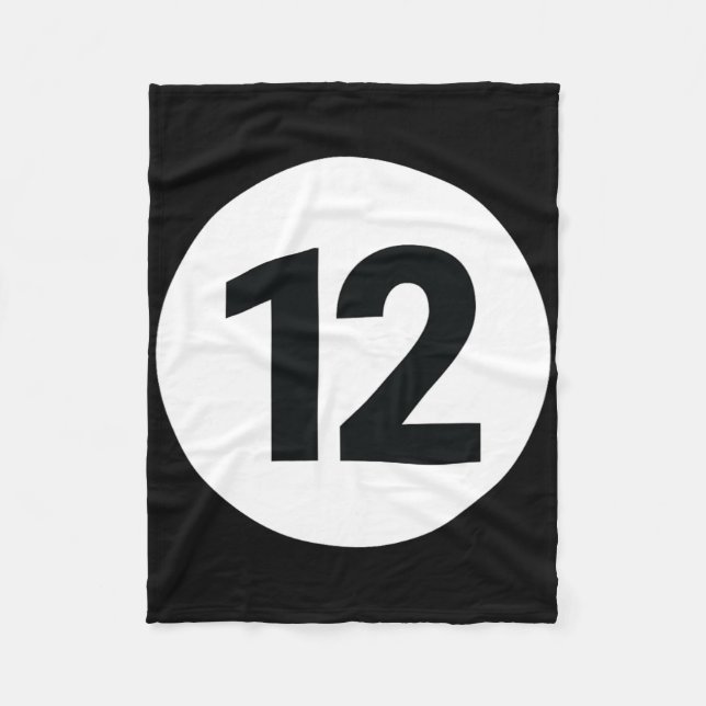 Couverture Polaire 8 Pool Ball 12 Billiards Costume Halloween Groupe  (Devant)