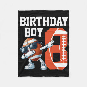 Couverture Polaire 8 Years Old Boy Football Player 8th