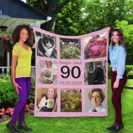 Couverture Polaire 90e anniversaire 90 ans quatre-vingt-dix-neuf-dixi