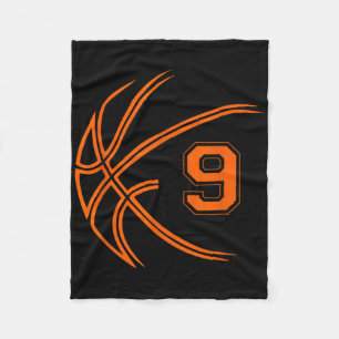 Couverture Polaire 9e anniversaire Basketball Nine 9 ans Garçons Enfa