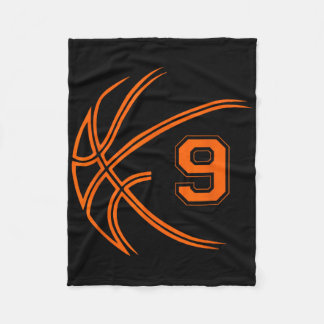 Couverture Polaire 9e anniversaire Basketball Nine 9 ans Garçons Enfa