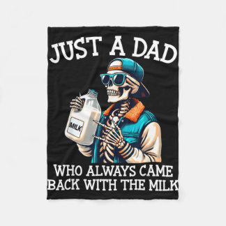 Couverture Polaire A dad who came back with the milk father's day 