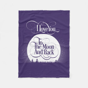 Couverture Polaire À la lune et au dos