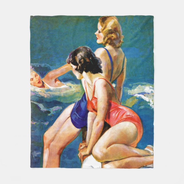 Couverture Polaire À la piscine (Devant)