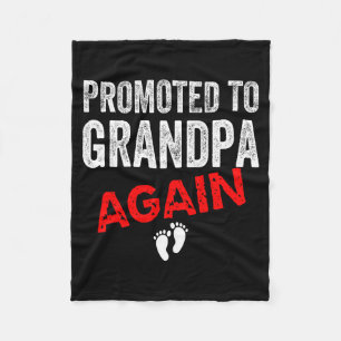Couverture Polaire À nouveau grand-père Papa Annonce de grossesse
