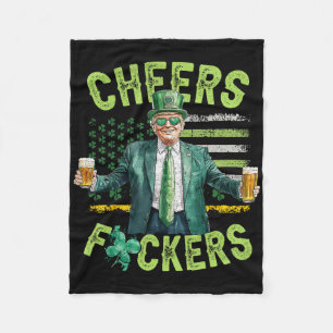 Couverture Polaire À votre santé Ers St Patricks Day Drôle de boisson