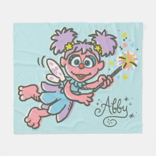 Couverture Polaire Abby Cadabby en vol