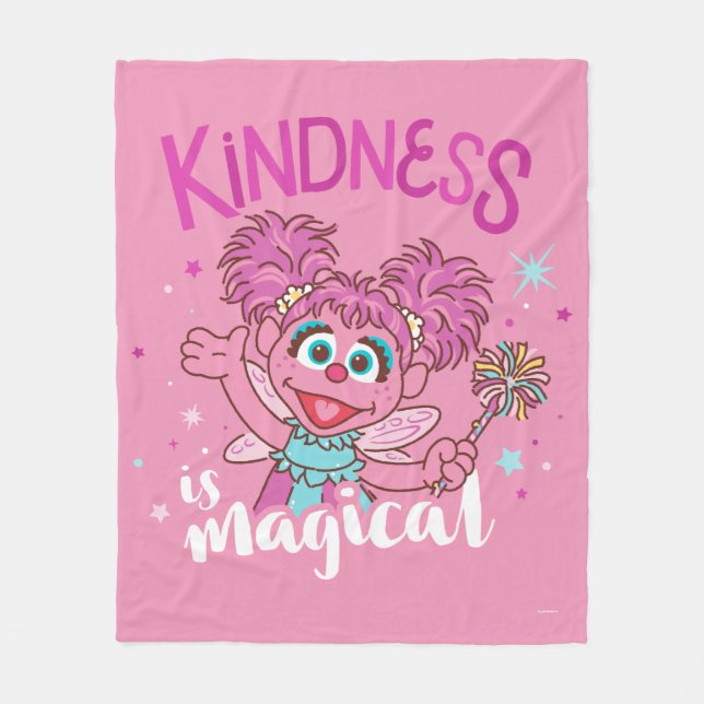 Couverture Polaire Abby Cadabby - La gentillesse est magique (Devant)