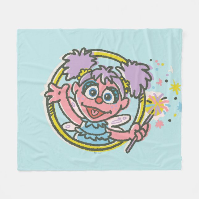 Couverture Polaire Abby Cadabby Vintage (Devant (Horizontal))