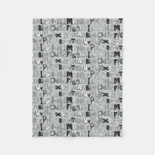 Couverture Polaire ABC argent