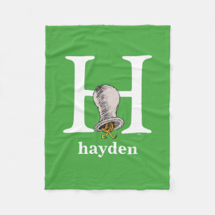 Couverture Polaire ABC du Dr Seuss : Lettre H - Blanc   Ajouter Votre