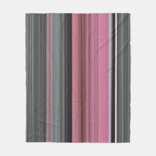 Couverture Polaire Abstract #1: Rose et grey