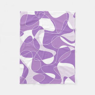 Couverture Polaire Abstract pattern - purple.