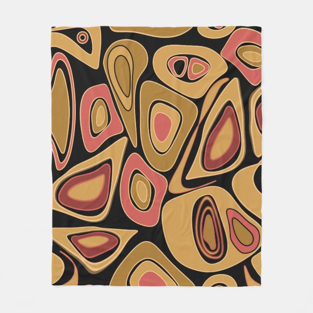 Couverture Polaire Abstract simple seamless texture pattern print (Devant)