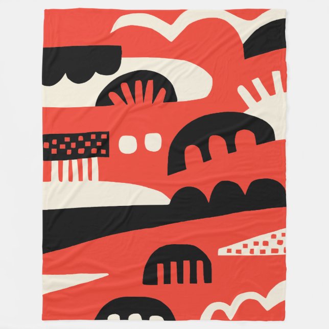 Couverture Polaire Abstrait 281219b (Devant)
