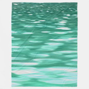 Couverture Polaire Abstrait #3 : Shimmer vert