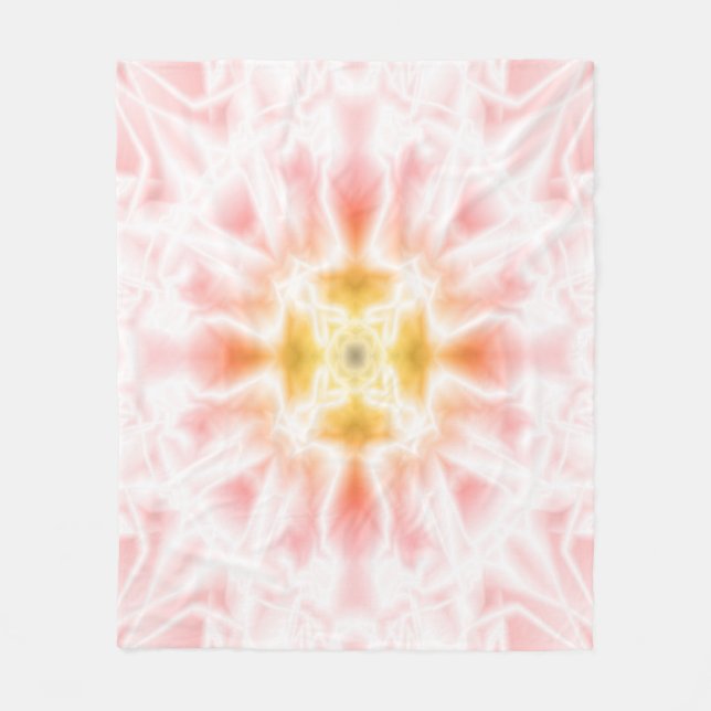 Couverture Polaire Abstrait lumineux (Devant)