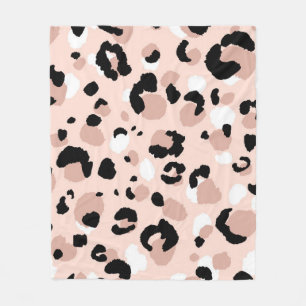 Couverture Polaire Abstrait moderne léopard sans couture motif. Anima