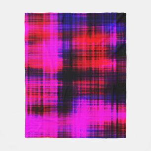 Couverture Polaire Abstrait motif vintage coloré