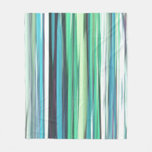 Couverture Polaire Abstrait n° 2 : bleu vert d'eau