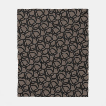 Abstrait Noir moderne et Motif Brown