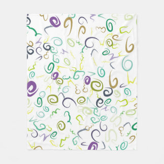 Couverture Polaire Abstrait sans couture motif manuel abstrait, art, 