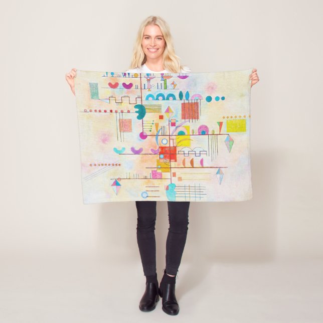 Couverture Polaire Accent Doux, Wassily Kandinsky (En situation)