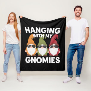 Couverture Polaire Accrochage Avec Mes Gnomes Drôle De Nain De Jardin