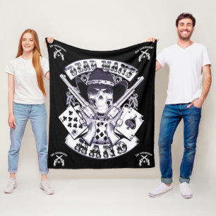 Couverture Polaire Aces and Eights Dead Man's Hand Cowboy Crull