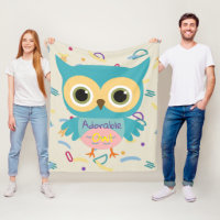 Adorable hibou bleu pastel enfants motifs