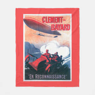 Couverture Polaire Affiche promotionnelle de dirigeable d'Adjudant