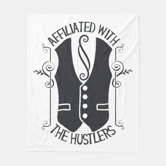 Couverture Polaire Affilié Aux Hustlers (Devant)