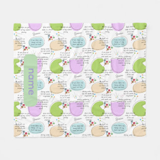 Couverture Polaire Affirmations de couture pour artisans / Citations