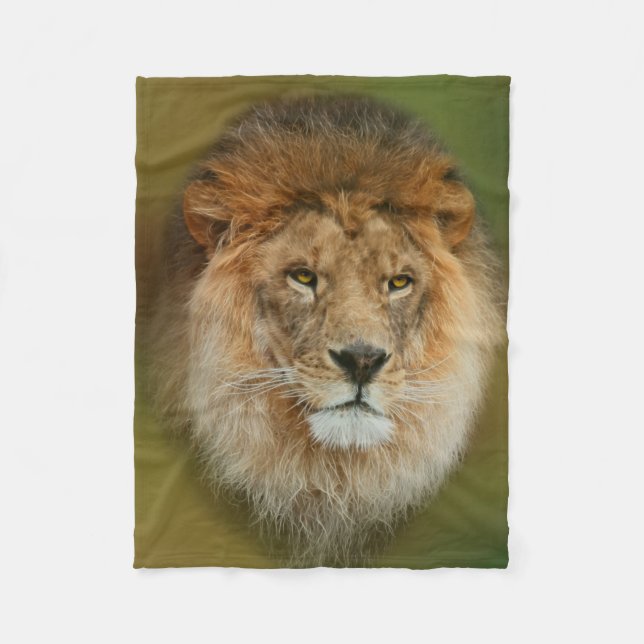 Couverture Polaire Afrique du Sud Majestic Lion Fermer (Devant)
