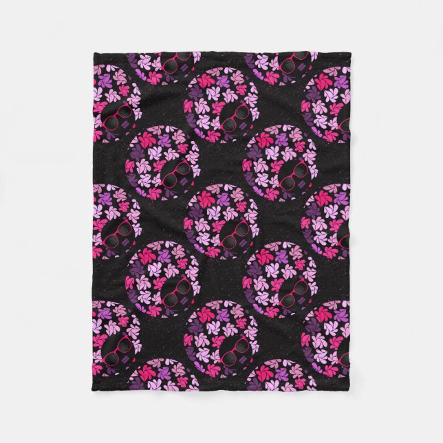 Couverture Polaire Afro Diva Rose (Devant)