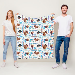 Couverture Polaire Afro Unicorn Magique autonomiser le Motif