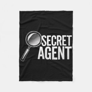 Couverture Polaire Agent Secret - Agent Secret Costume Inspecteur Spy