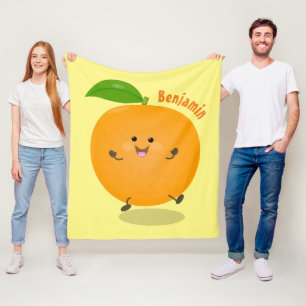 Couverture Polaire Agréable agrumes d'orange