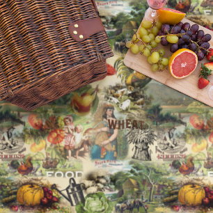Couverture Polaire Agriculture vintage