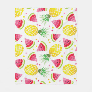 Couverture Polaire Aiguille de pastèque Été Imprimer sans joint