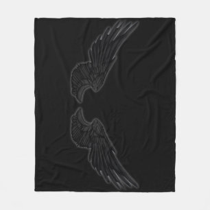 Couverture Polaire Ailes de l'Ange Noir