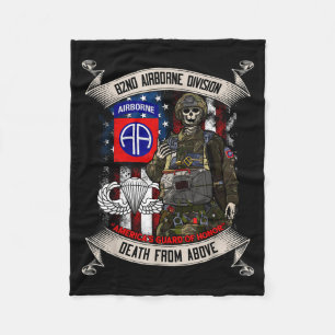 Couverture Polaire Ailes de saut du 82e Airborne Di Paratrooper Fort 