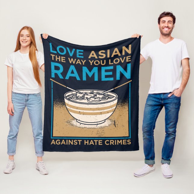Couverture Polaire Aimer Asiatique Comme Vous Aimez Ramen (En situation)