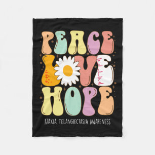Couverture Polaire Aimer Hope Ataxia Telangiectasia