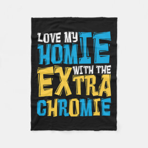 Couverture Polaire Aimez Mon Homie Avec Le Syndrome De Chromie Supplé