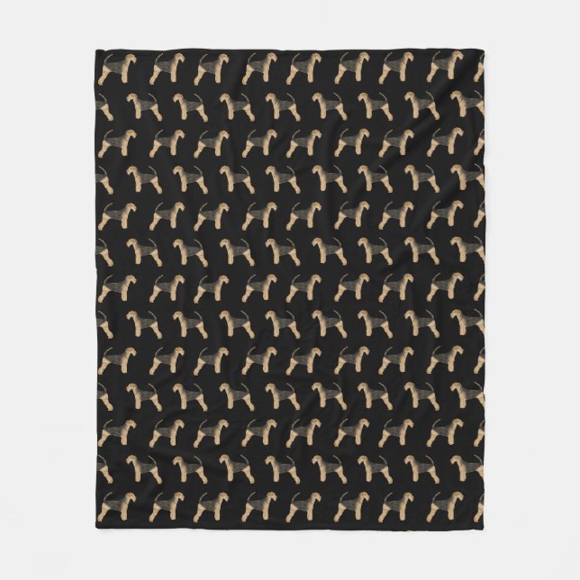 Couverture Polaire Airedale Thon Blanket (Devant)