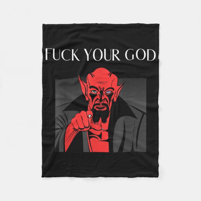 Couverture Polaire Aist Goat Satan Baphomet GIft (Devant)