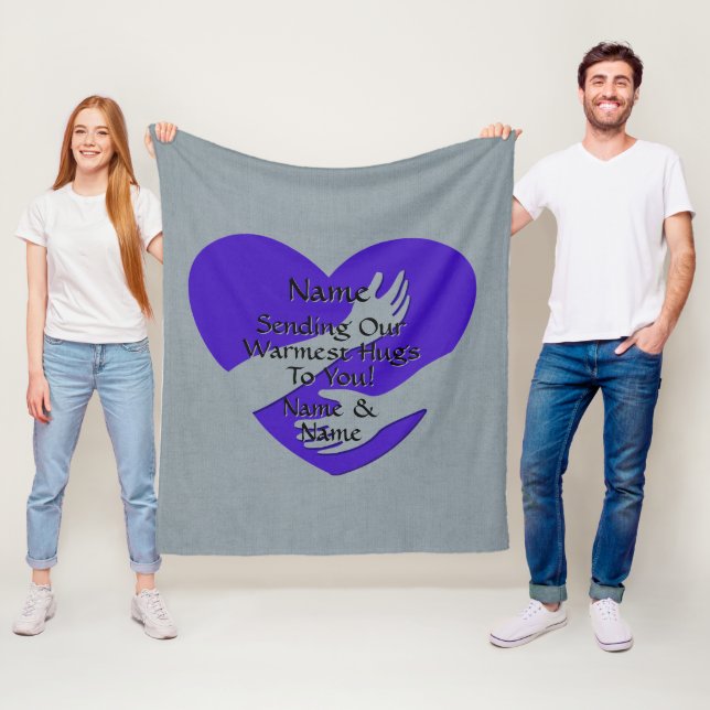 Couverture Polaire Ajouter des noms Changer tout le coeur du texte En (En situation)